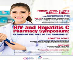 HIV and Hepatitis C Symposium: Expanding the Role of the Pharmacist